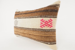 Kilim Pillow, ID 635, Kilim Pillow 12x20, Lumber Pillow, Turkish Kilim Pillow, Throw Pillow, Decorative Pillow, Accent Pillow