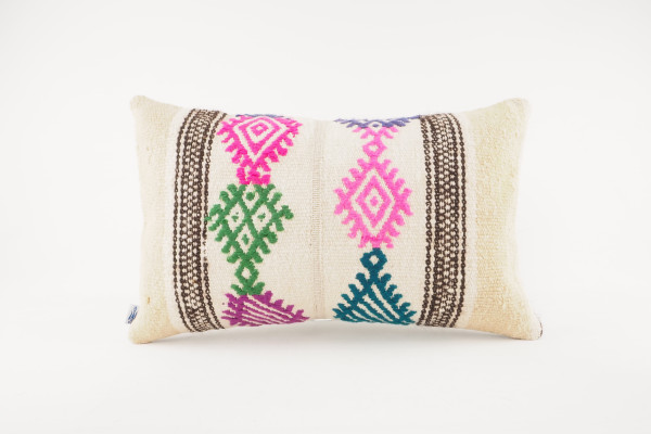 Kilim Pillow, ID 640, Kilim Pillow 12x20, Lumber Pillow, Turkish Kilim Pillow, Throw Pillow, Decorative Pillow, Accent Pillow