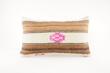 Kilim Pillow, Kilim Pillow 12x20, Lumber Pillow, Turkish Kilim Pillow, Throw Pillow, Decorative Pillow, Accent Pillow Cover