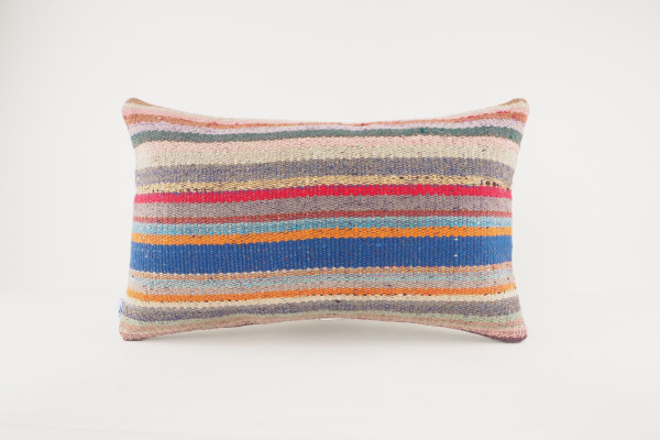 Kilim Pillow, ID 625, Kilim Pillow 12x20, Lumber Pillow, Turkish Kilim Pillow, Throw Pillow, Decorative Pillow, Accent Pillow