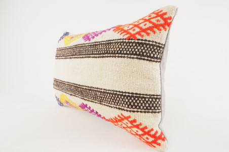 Kilim Pillow, ID 627, Kilim Pillow 12x20, Lumber Pillow, Turkish Kilim Pillow, Throw Pillow, Decorative Pillow, Accent Pillow