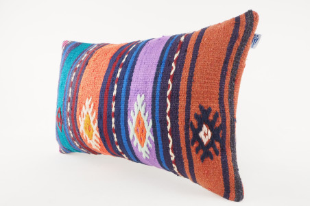 Kilim Pillow, ID 636, Kilim Pillow 12x20, Lumber Pillow, Turkish Kilim Pillow, Throw Pillow, Decorative Pillow, Accent Pillow