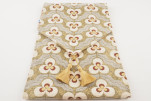 Table Runner,Beige Tiger Eyes Pattern Turkish Chenille Fabric Table Linens,Table Linens,Turkish Table Runner,Dining Table Runner