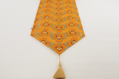 Table Runner, Orange Tiger Eyes Pattern Fabric Table Linens, Table Runner, Turkish Fabric, Fabric, Table Linens,Dining