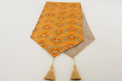 Table Runner, Orange Tiger Eyes Pattern Fabric Table Linens, Table Runner, Turkish Fabric, Fabric, Table Linens,Dining