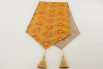 Table Runner, Orange Tiger Eyes Pattern Fabric Table Linens, Table Runner, Turkish Fabric, Fabric, Table Linens,Dining