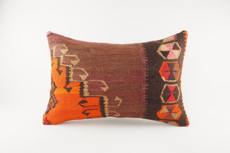 Kilim Pillow, ID 269, Kilim Pillow 16x24,Kilim Pillow Lumbar,Throw Pillow,Turkish Kilim Pillow,Decorative Pillow,Vintage Pillow