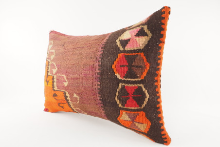 Kilim Pillow, ID 269, Kilim Pillow 16x24,Kilim Pillow Lumbar,Throw Pillow,Turkish Kilim Pillow,Decorative Pillow,Vintage Pillow