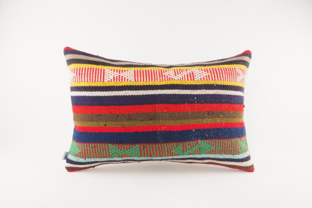 Kilim Pillow, ID 270, Kilim Pillow 16x24,Kilim Pillow Lumbar,Throw Pillow,Turkish Kilim Pillow,Decorative Pillow,Vintage Pillow