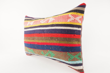 Kilim Pillow, ID 270, Kilim Pillow 16x24,Kilim Pillow Lumbar,Throw Pillow,Turkish Kilim Pillow,Decorative Pillow,Vintage Pillow