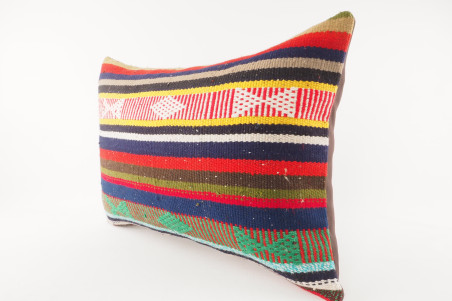 Kilim Pillow, ID 272, Kilim Pillow 16x24,Kilim Pillow Lumbar,Throw Pillow,Turkish Kilim Pillow,Decorative Pillow,Vintage Pillow