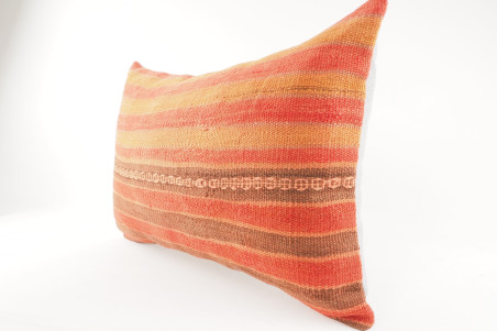 Kilim Pillow, ID 474, Kilim Pillow 16x24,Kilim Pillow Lumbar,Throw Pillow,Turkish Kilim Pillow,Decorative Pillow,Vintage Pillow