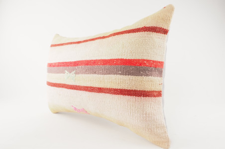 Kilim Pillow, ID 505, Kilim Pillow 16x24,Kilim Pillow Lumbar,Throw Pillow,Turkish Kilim Pillow,Decorative Pillow,Vintage Pillow