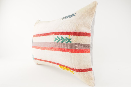 Kilim Pillow, ID 508, Kilim Pillow 16x24,Kilim Pillow Lumbar,Throw Pillow,Turkish Kilim Pillow,Decorative Pillow,Vintage Pillow