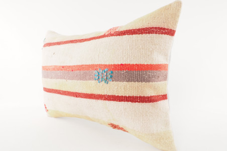 Kilim Pillow, ID 507, Kilim Pillow 16x24,Kilim Pillow Lumbar,Throw Pillow,Turkish Kilim Pillow,Decorative Pillow,Vintage Pillow