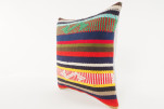 Kilim Pillow, ID 453, Kilim Pillow 16x16, Turkish Kilim Pillow, Fabric Kilim Pillows, Kilim Pillow Cover, Decorative Pillows