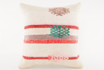 Kilim Pillow, ID 540, Kilim Pillow 16x16, Turkish Kilim Pillow, Fabric Kilim Pillows, Kilim Pillow Cover, Decorative Pillows