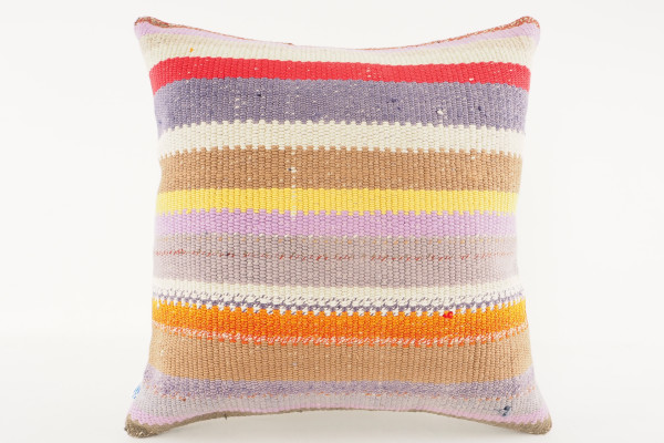 Kilim Pillow, ID 572, Kilim Pillow 16x16, Turkish Kilim Pillow, Fabric Kilim Pillows, Kilim Pillow Cover, Decorative Pillows