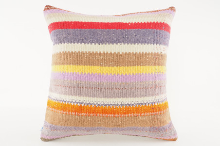 Kilim Pillow, ID 570, Kilim Pillow 16x16, Turkish Kilim Pillow, fabric kilim pillows, kilim pillow cover, decorative pillows