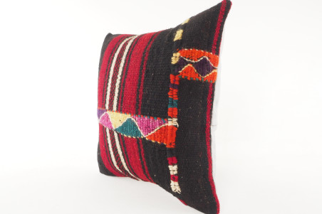 Kilim Pillow, ID 567, Kilim Pillow 16x16, Turkish Kilim Pillow, Fabric Kilim Pillows, Kilim Pillow Cover, Decorative Pillows