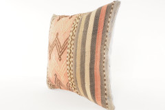 Kilim Pillow, ID 566, Kilim Pillow 16x16, Turkish Kilim Pillow, Fabric Kilim Pillows, Kilim Pillow Cover, Decorative Pillows