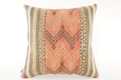 Kilim Pillow, ID 548, Kilim Pillow 16x16, Turkish Kilim Pillow, fabric kilim pillows, kilim pillow cover, decorative pillows