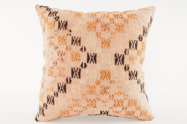 Kilim Pillow, ID 554, Kilim Pillow 16x16, Turkish Kilim Pillow, Fabric Kilim Pillows, Kilim Pillow Cover, Decorative Pillows