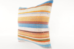 Kilim Pillow, ID 556, Kilim Pillow 16x16, Turkish Kilim Pillow, Fabric Kilim Pillows, Kilim Pillow Cover, Decorative Pillows