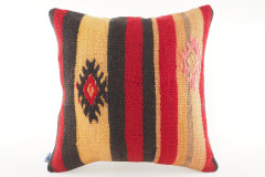 Kilim Pillow, ID 557, Kilim Pillow 16x16, Turkish Kilim Pillow, fabric kilim pillows, kilim pillow cover, decorative pillows