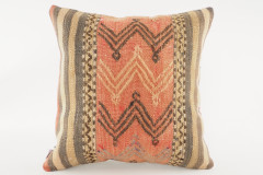 Kilim Pillow, ID 562, Kilim Pillow 16x16, Turkish Kilim Pillow, fabric kilim pillows, kilim pillow cover, decorative pillows