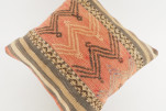 Kilim Pillow, ID 562, Kilim Pillow 16x16, Turkish Kilim Pillow, Fabric Kilim Pillows, Kilim Pillow Cover, Decorative Pillows