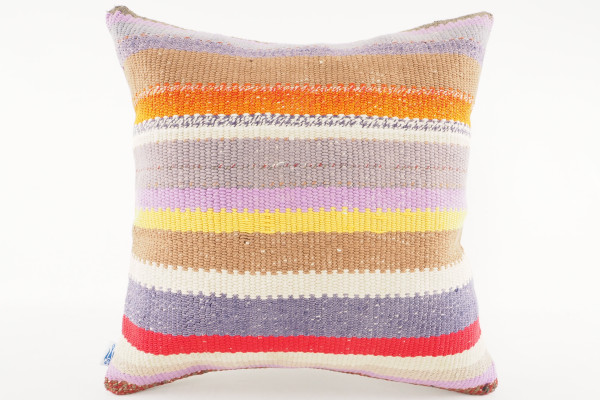 Kilim Pillow, ID 563, Kilim Pillow 16x16, Turkish Kilim Pillow, Fabric Kilim Pillows, Kilim Pillow Cover, Decorative Pillows