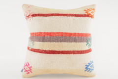 Kilim Pillow, ID 553, Kilim Pillow 16x16, Turkish Kilim Pillow, fabric kilim pillows, kilim pillow cover, decorative pillows