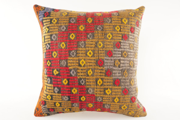 Kilim Pillow, ID 431, Kilim Pillow 20x20,Turkish Kilim Pillow,Kilim Cushion Cover Kilim Pillow Case,Decorative and Accent Pillow