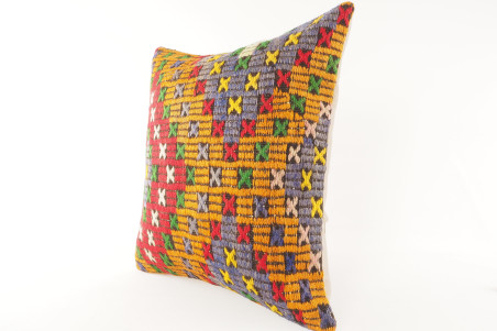 Kilim Pillow, ID 434, Kilim Pillow 20x20,Turkish Kilim Pillow,Kilim Cushion Cover Kilim Pillow Case,Decorative and Accent Pillow