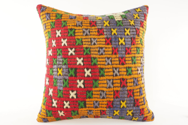 Kilim Pillow, ID 434, Kilim Pillow 20x20,Turkish Kilim Pillow,Kilim Cushion Cover Kilim Pillow Case,Decorative and Accent Pillow