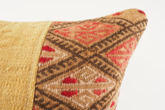 Kilim Pillow, ID 441, Kilim Pillow 19x19, Pachwork kilim pillow, kilim pillow lumbar, Throw Pillow, turkish kilim pillow