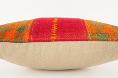 Kilim Pillow, ID 442, Kilim Pillow 19x19, Pachwork kilim pillow, kilim pillow lumbar, Throw Pillow, turkish kilim pillow