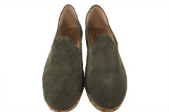 Mens Leather Shoes, Army Green Nubuck Leather Mens Shoe, Mens Grounding Shoes, Men Loafer Shoes, Flat Summer Shoe, Mens Slip Ons