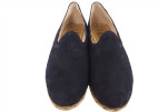 Mens Leather Shoes,Dark Navy Blue Suede Genuine Leather Mens Shoe,Mens Grounding Shoes,Men Loafer Shoes,Flat Shoe,Mens Slip Ons