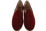 Mens Leather Shoes,Dark Red Suede Genuine Leather Mens Shoe,Mens Grounding Shoe,Men Loafer Shoes,Flat Summer Shoe,Mens Slip Ons