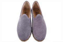 Mens Leather Shoes,Ligth Purple Nubuck Genuine Leather Mens Shoe,Mens Grounding Shoes,Men Loafer Shoes,Summer Shoe,Mens Slip Ons