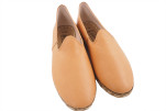 Mens Leather Shoes,Yellow Ocher Genuine Leather Mens Shoes,Grounding Shoes,Zero Drop Shoes,Loafer Shoes,Flat Shoes,Mens Slip Ons