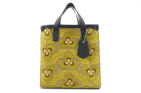 Genuine Lamb Leather Bag, Pistachio Green Tiger Eyes Pattern Fabric Womens Bag,ID KCYC08,Lamb Leather Bag,Sheep Skin Leather Bag