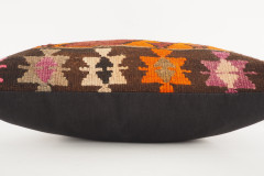 Decorative Turkish Kilim Pillow, ID 187, Kilim Pillow 18x18, Accent kilim pillow, kilim pillow lumbar, Throw Pillow,kilim pillow