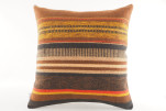 Decorative Turkish Kilim Pillow, ID 190, Kilim Pillow 18x18, Accent kilim pillow, kilim pillow lumbar, Throw Pillow,kilim pillow