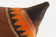 Decorative Turkish Kilim Pillow, ID 184, Kilim Pillow 18x18, Accent kilim pillow, kilim pillow lumbar, Throw Pillow,kilim pillow