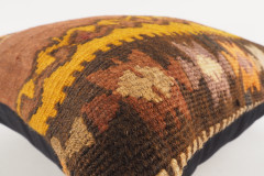 Decorative Turkish Kilim Pillow, ID 184, Kilim Pillow 18x18, Accent kilim pillow, kilim pillow lumbar, Throw Pillow,kilim pillow