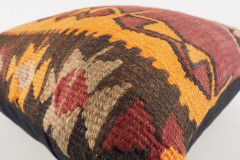 Decorative Turkish Kilim Pillow, ID 193, Kilim Pillow 18x18, Accent kilim pillow, kilim pillow lumbar, Throw Pillow,kilim pillow