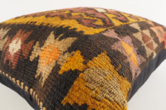 Decorative Turkish Kilim Pillow, ID 197, Kilim Pillow 18x18, Accent kilim pillow, kilim pillow lumbar, Throw Pillow,kilim pillow